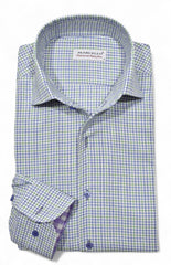 DS122 Plum/Green Fine Plaid
