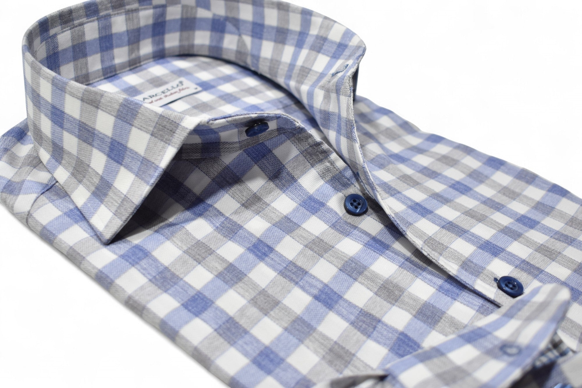 DS123 Premium Blue/Gray Brushed Plaid