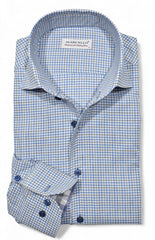 DS124 Blue/Gray Fine Plaid