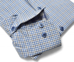 DS124 Blue/Gray Fine Plaid