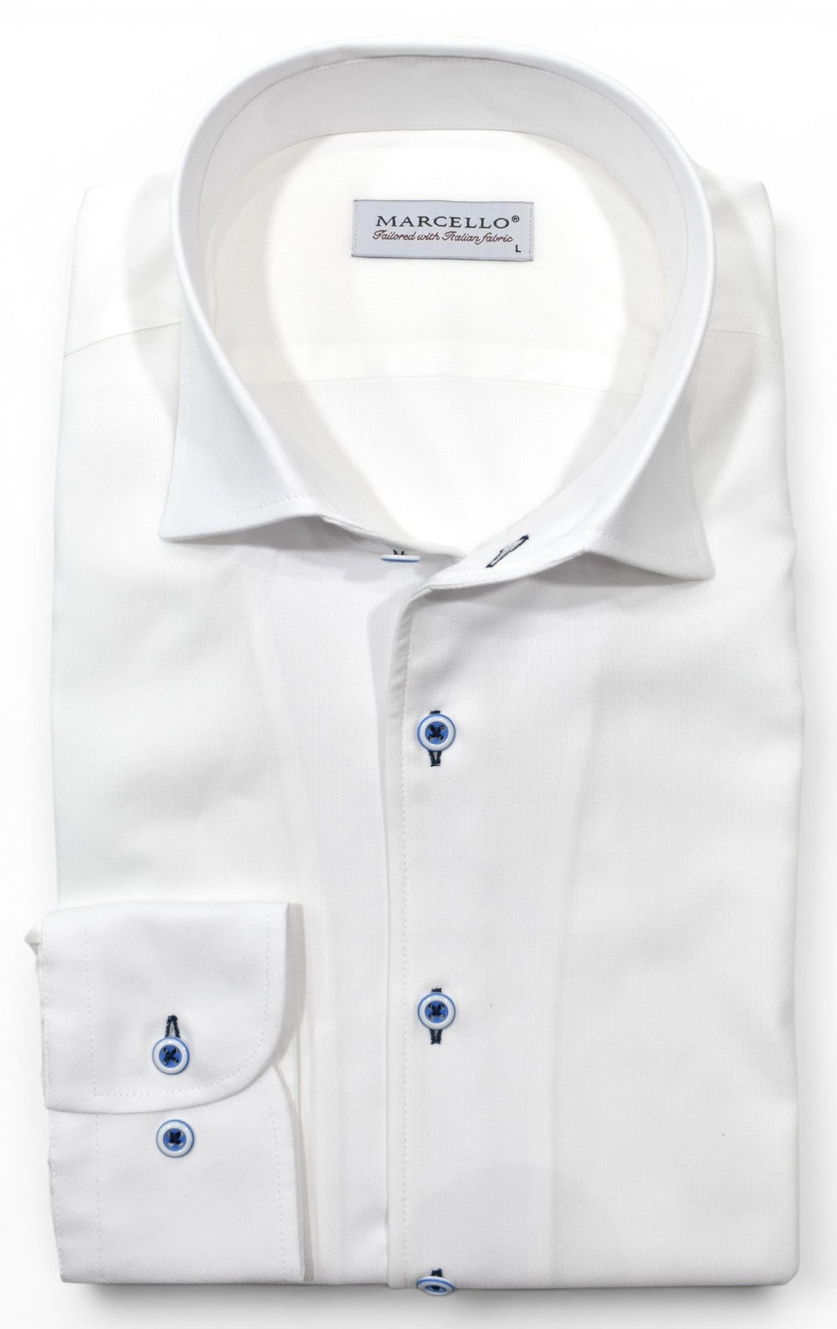 DS127 33 Sky Tonal White Shirt