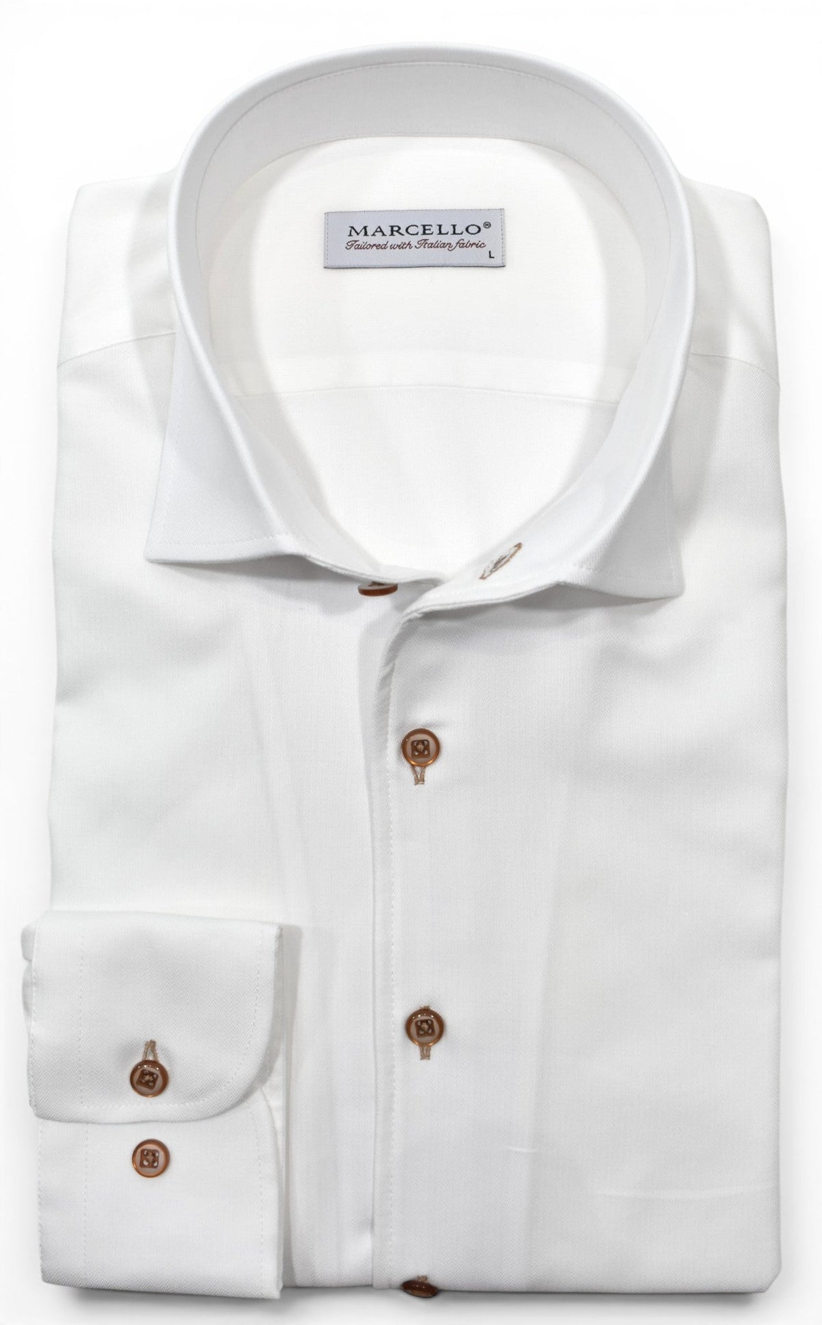 DS127 47 Honey Tonal White Shirt