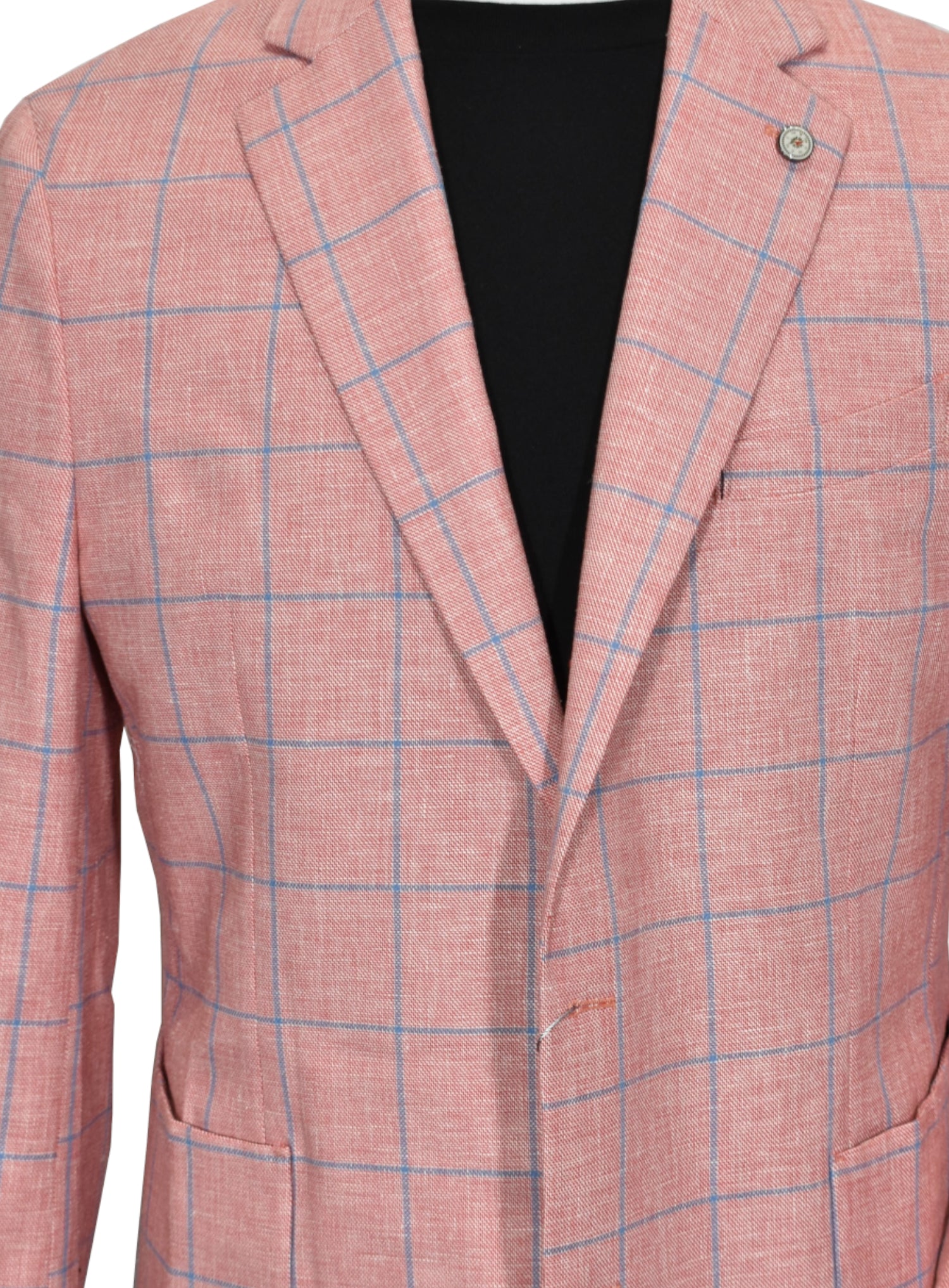 ZRP246 Red Window Pane Sport Coat