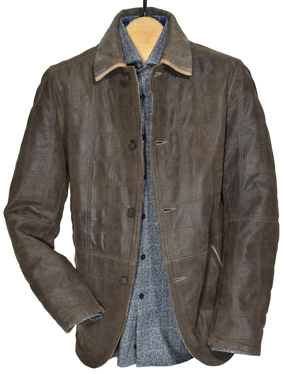ZM3603 Marlon Suede Car Coat