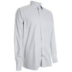 Eton Coffee Printed Dress Shirt