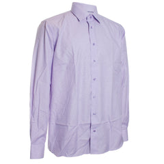 Eton Purple Check Twill Shirt