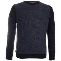 Textured Crew Neck Sweater