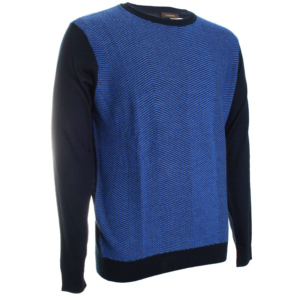 Textured Crew Neck Sweater