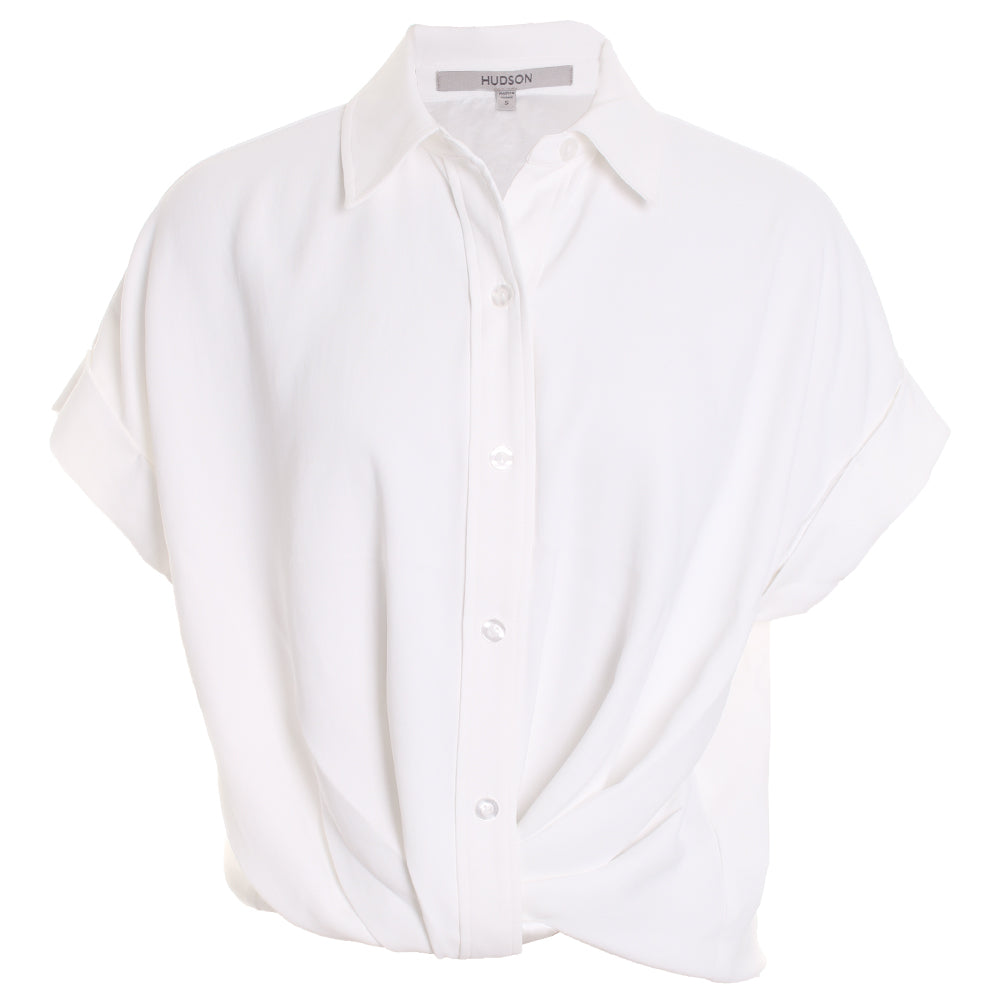 Knotted Button Down Shirt