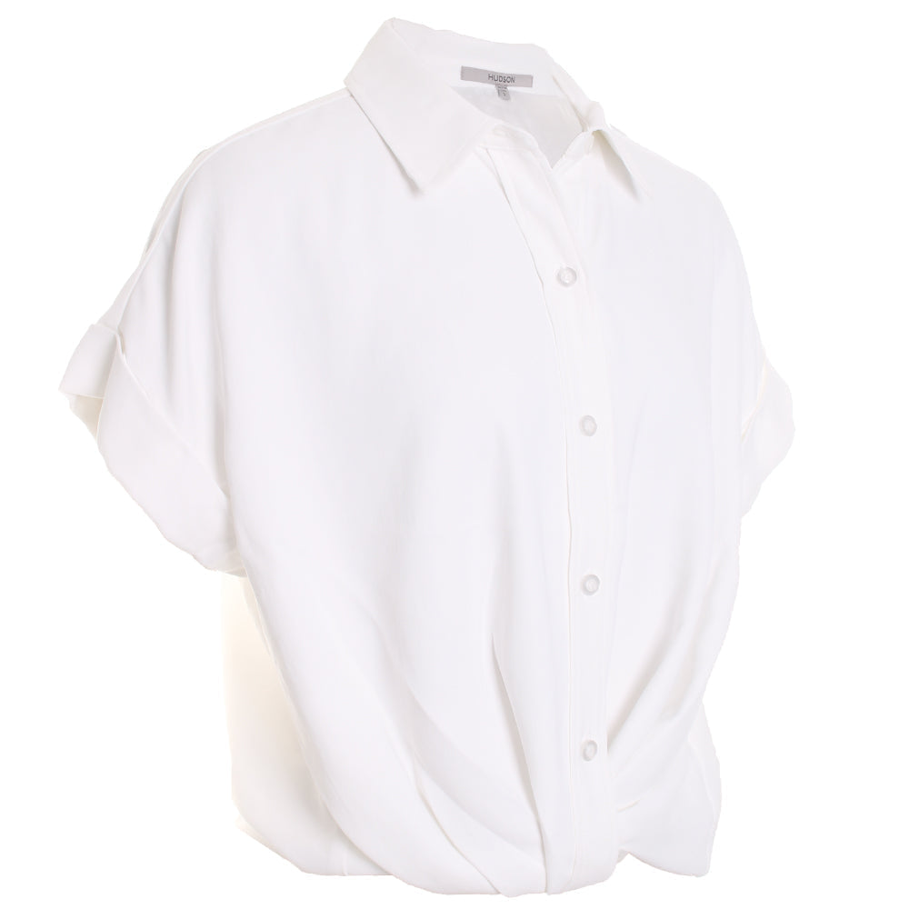 Knotted Button Down Shirt