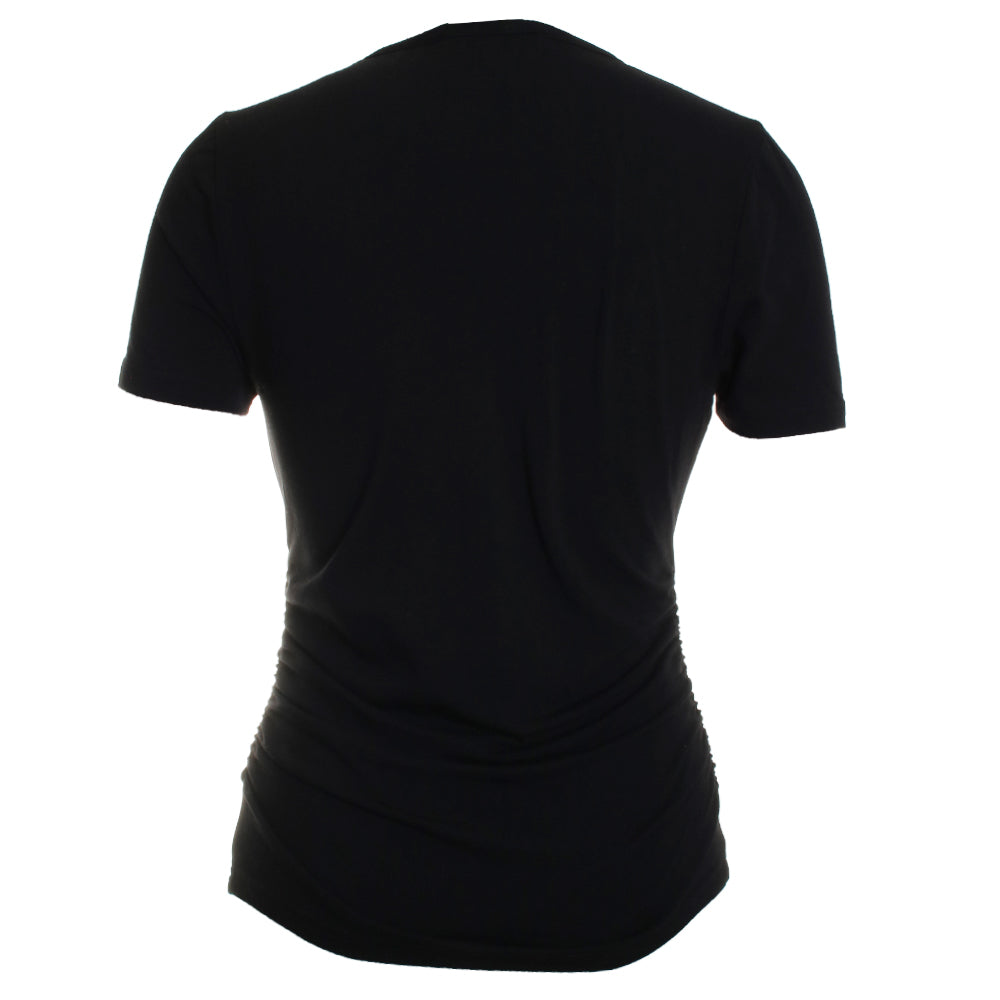 Ruched Crew Neck Top