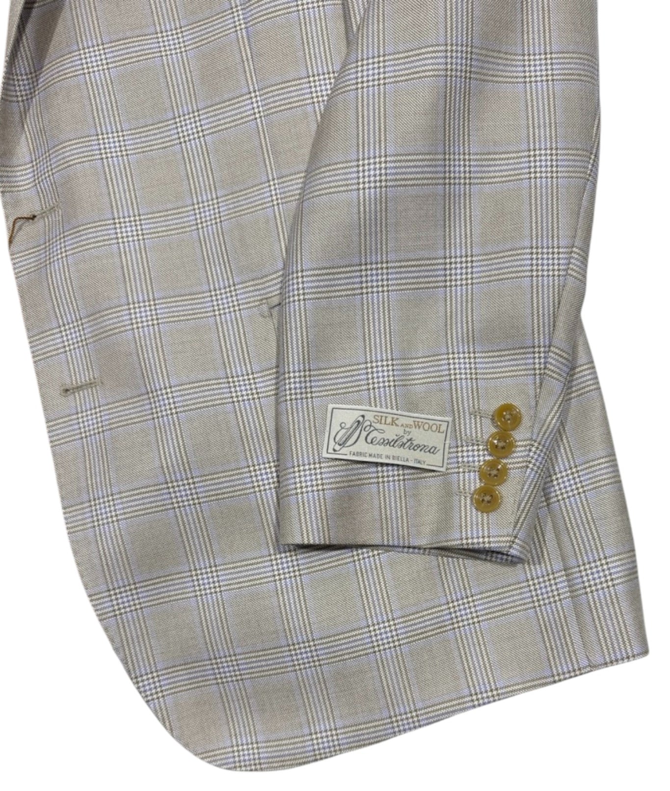 ZMD5516 Silk Wool Plaid Sport Coat 46R