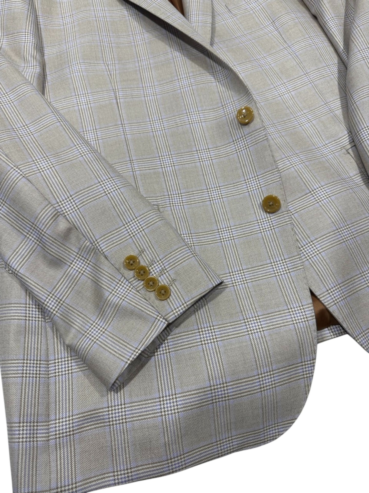 ZMD5516 Silk Wool Plaid Sport Coat 46R