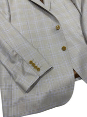 ZMD5516 Silk Wool Plaid Sport Coat 46R