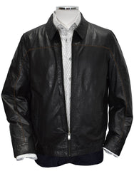 J104 Furrier Sport Leather in Black