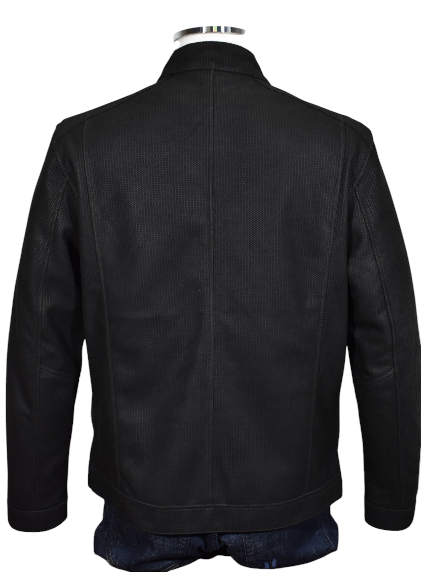 J227 Black Reversible Suede/Leather Amalfi Coat