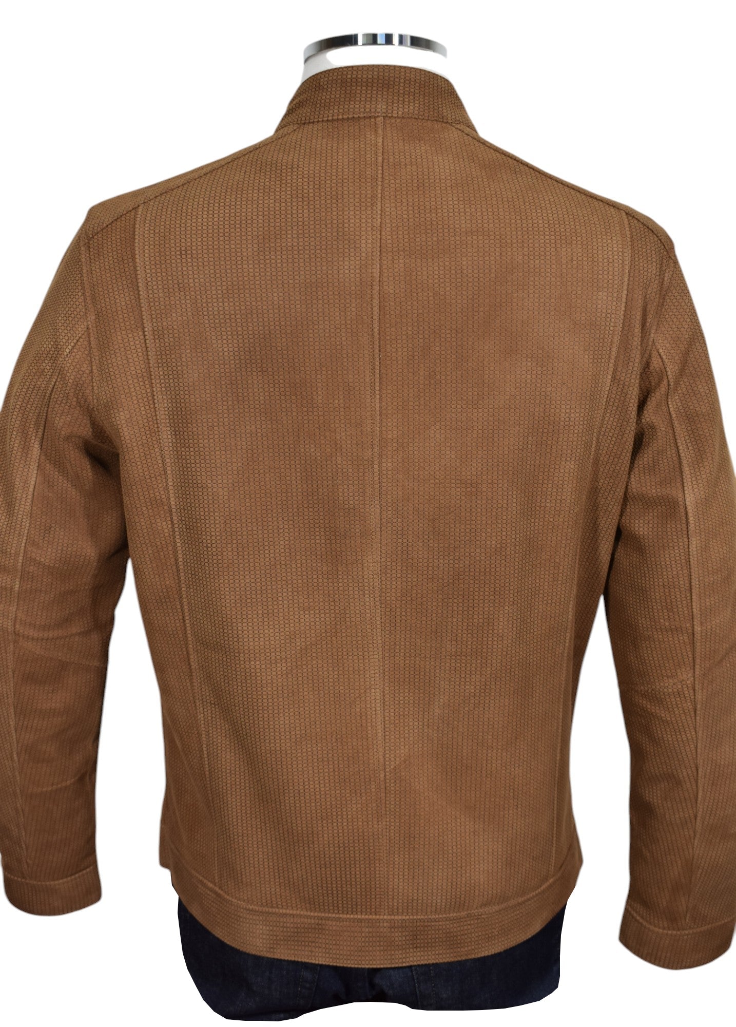 J227 Whiskey Reversible Suede/Leather Amalfi Coat