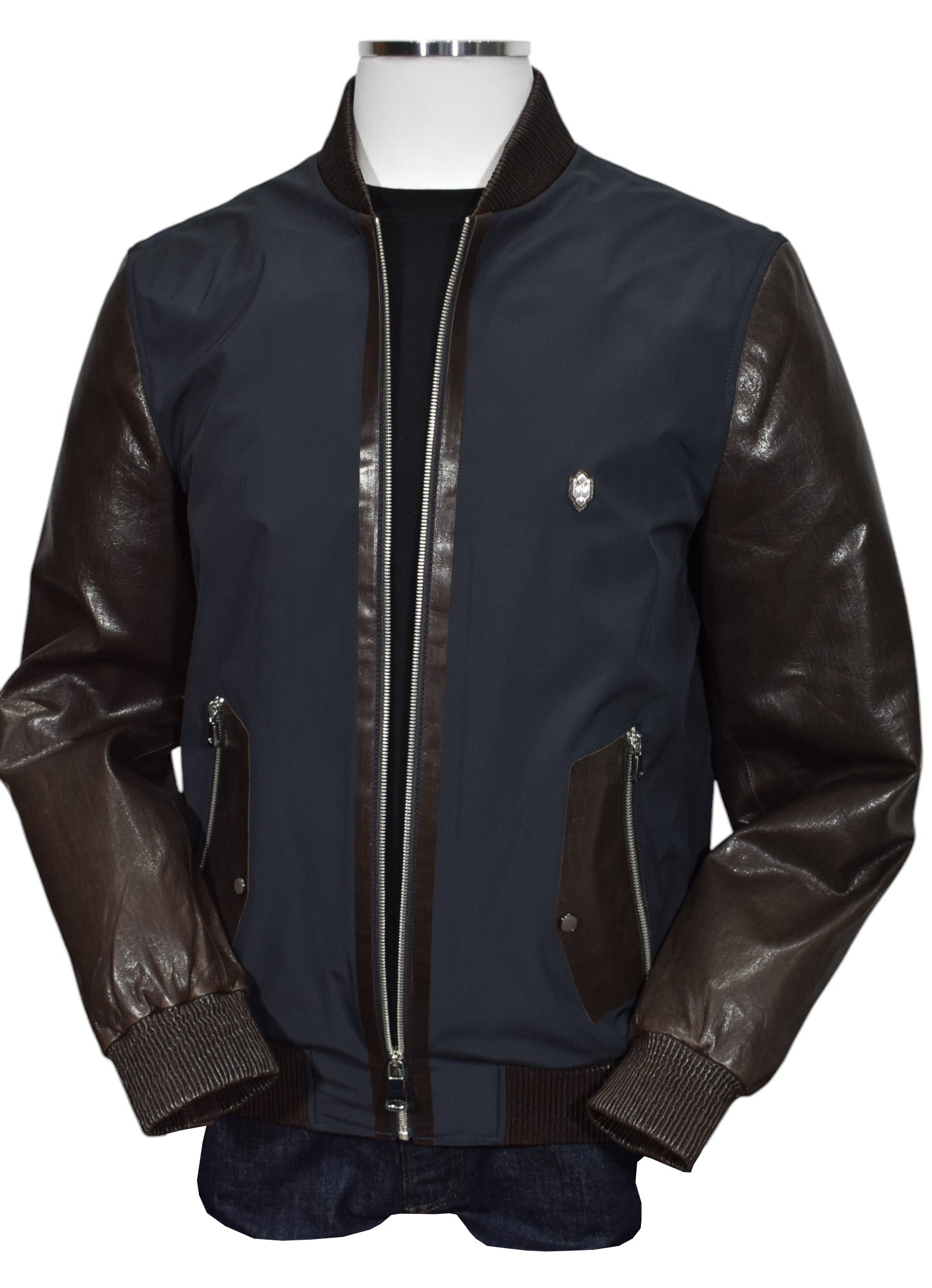 J230 Microfiber Leather Engineered Jacket