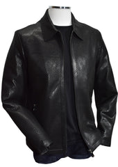 J232 Python Leather Jacket