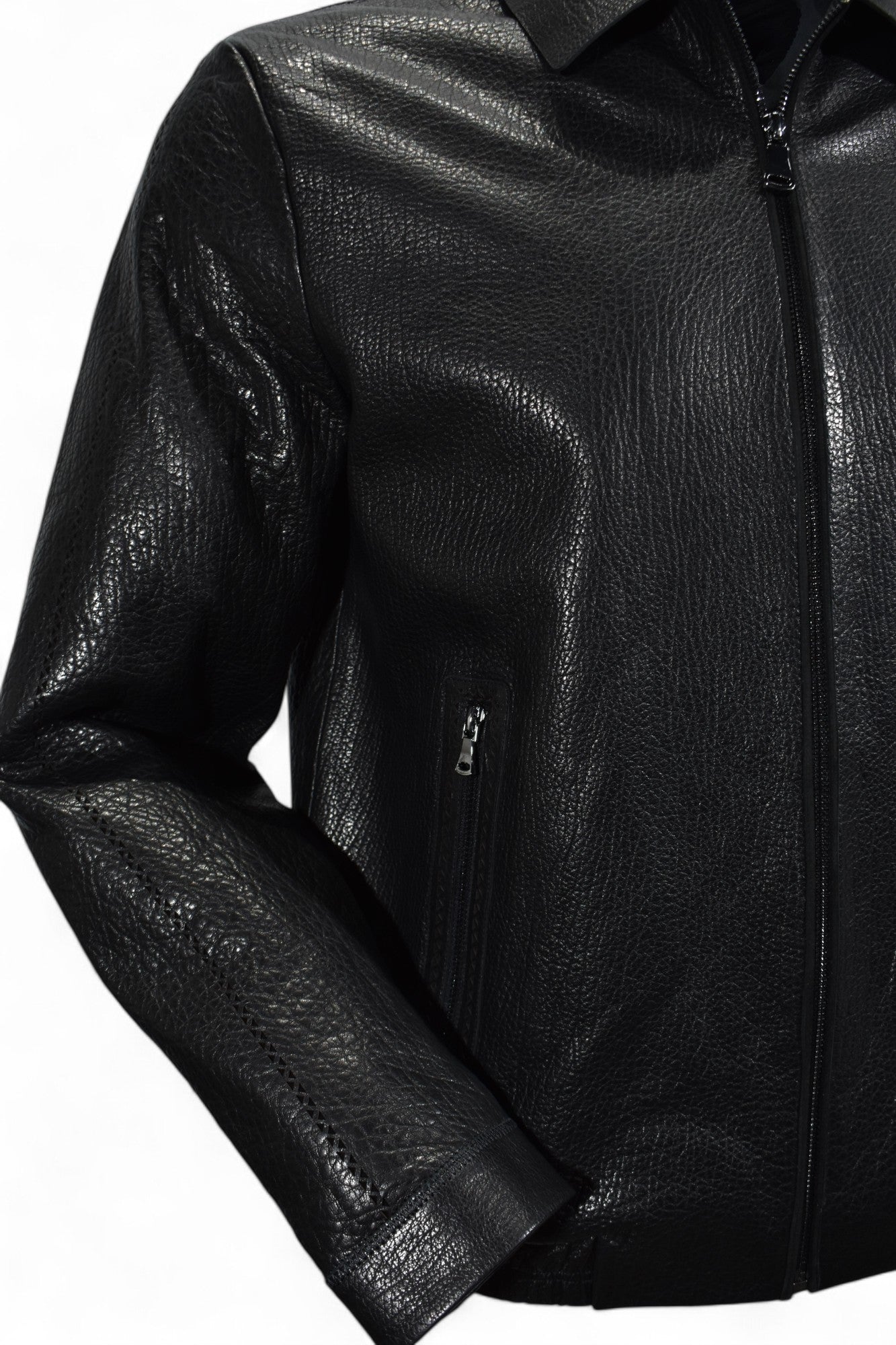 J233 Redondo Leather Coat