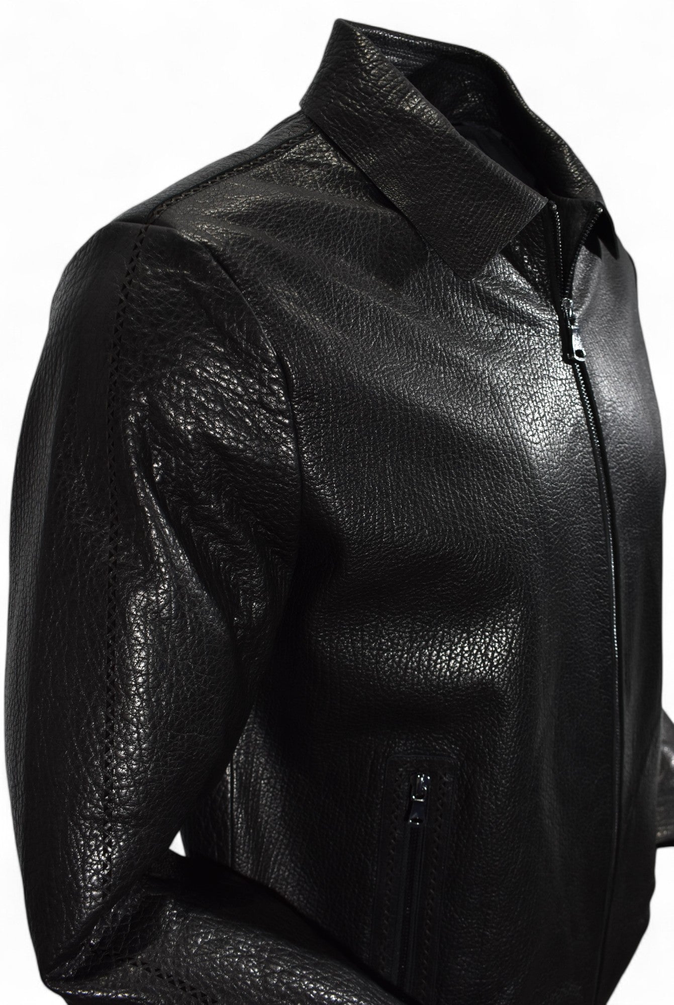 J233 Redondo Leather Coat