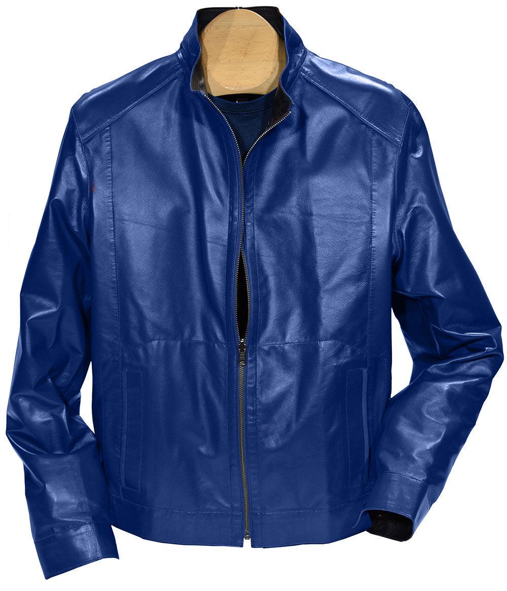 J395 Leather to Microfiber Reversible Jacket