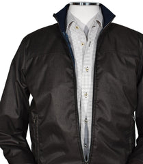 J413 Mocha Microfiber Bomber
