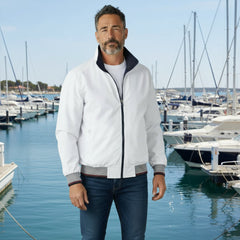 J445R White Reversible Windbreaker