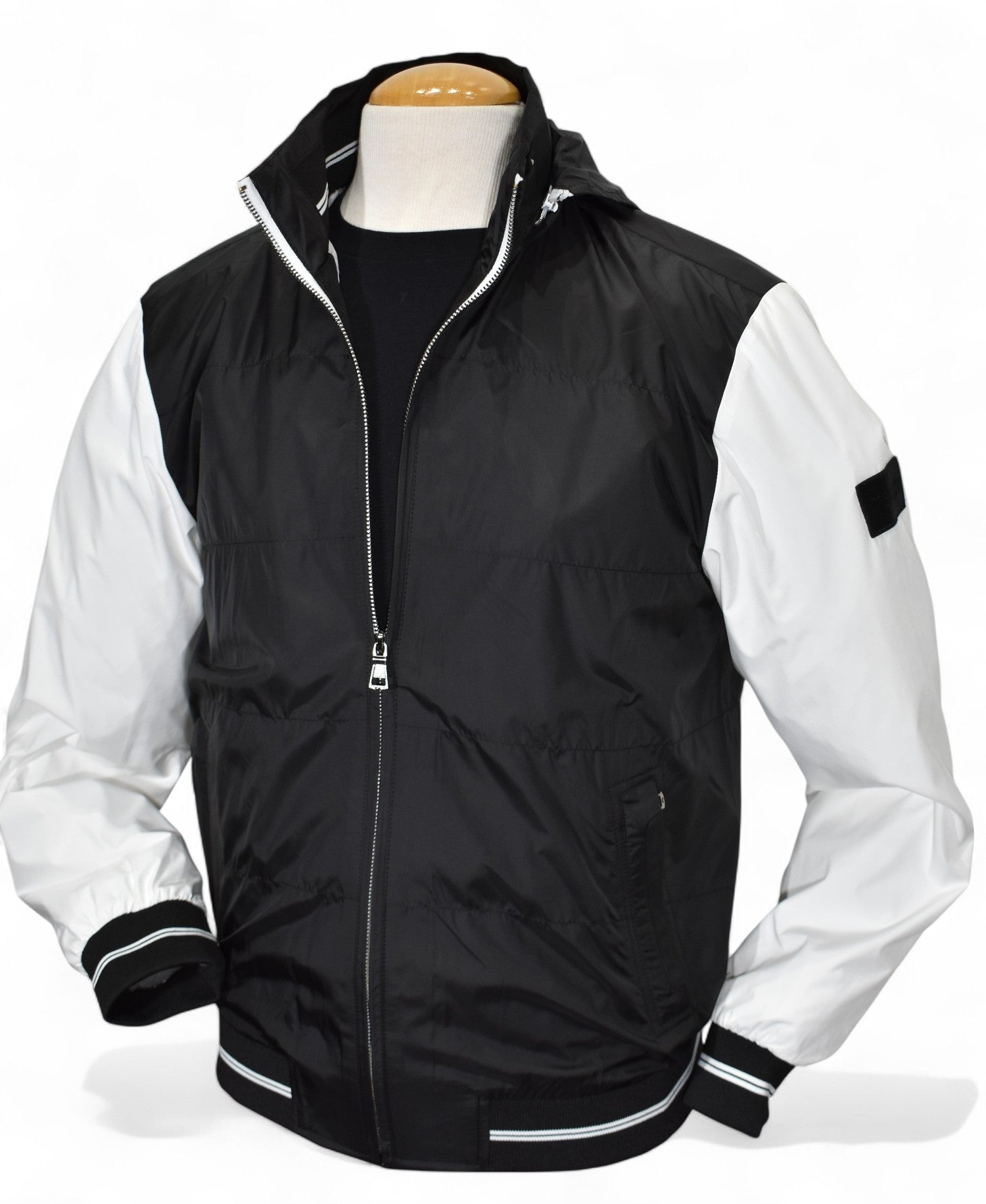 J447 Engineered Microfiber Coat Black