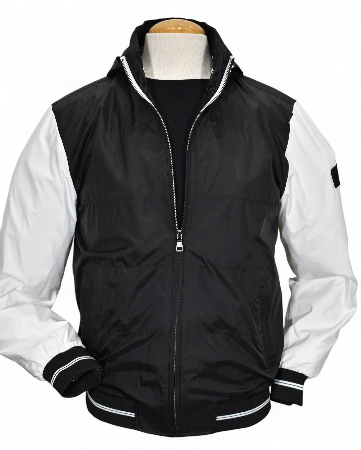 J447 Engineered Microfiber Coat Black