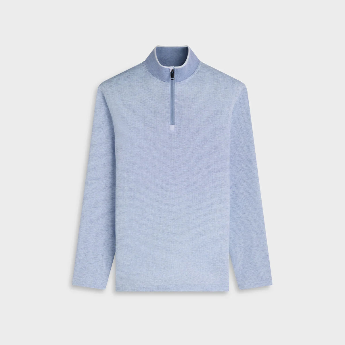 Performance Houndstooth Quarter-Zip Mock Neck Pullover