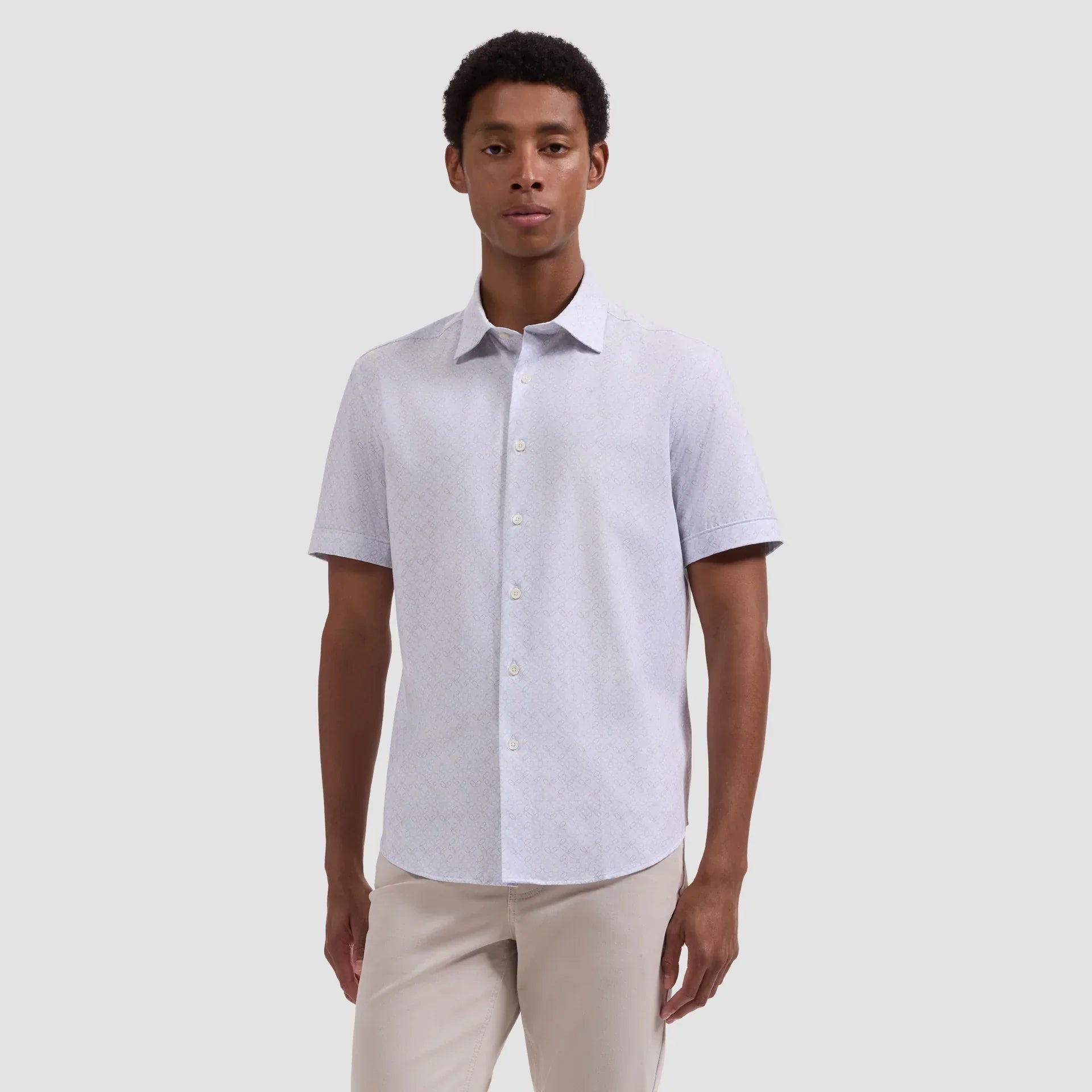 Miles OoohCotton¬Æ Geometric Short-Sleeve Shirt