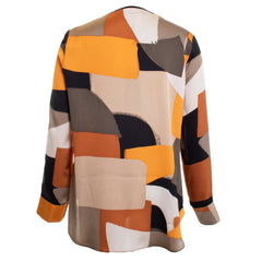 Abstract Print Blouse