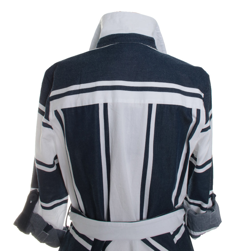 Casual Striped Maxi Dress