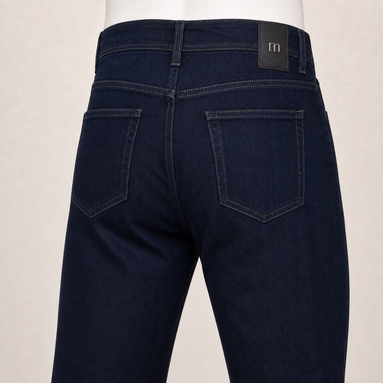 LP20 Navy - Marcello Comfort Mens Jeans
