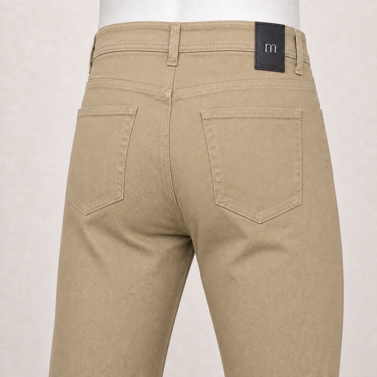 LP20 Tan - Marcello Mens Comfort Jeans