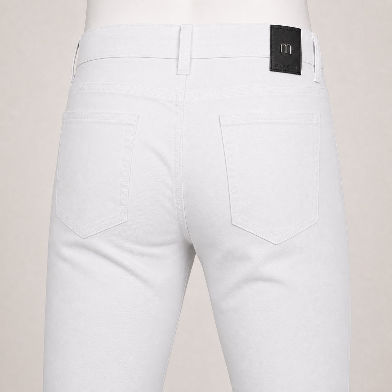 LP25 White Platinum Twill Stretch Pant