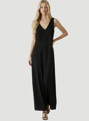 Suprima Cotton Interlock V-Neck Tank Maxi Dress