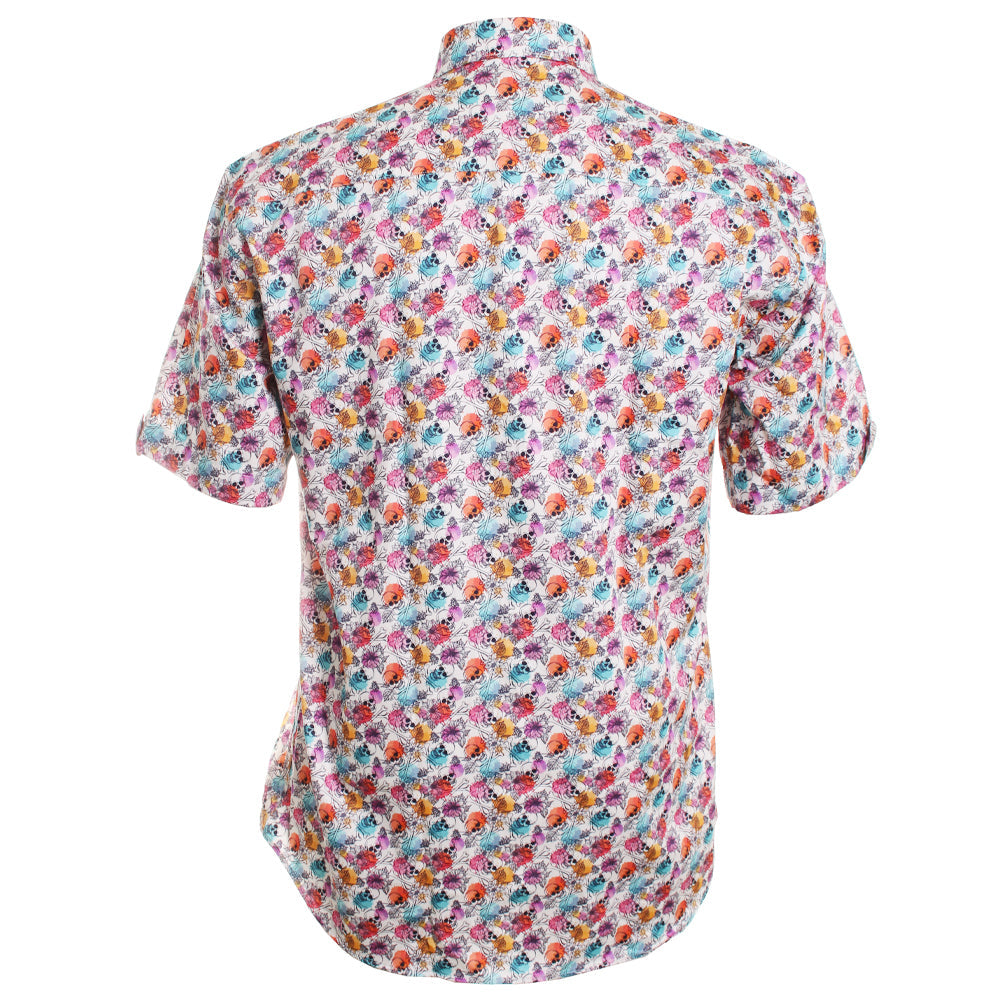 Galileo Floral Skull Dress Shirt