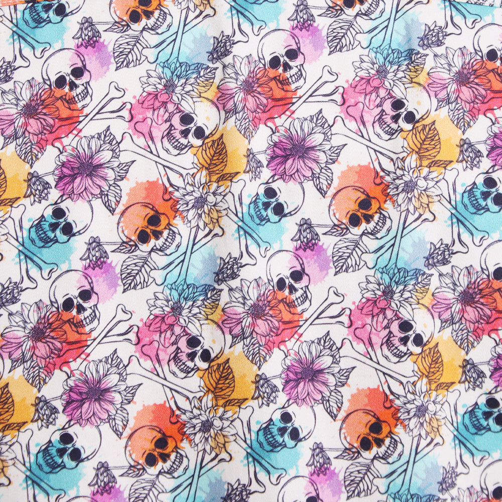 Galileo Floral Skull Dress Shirt