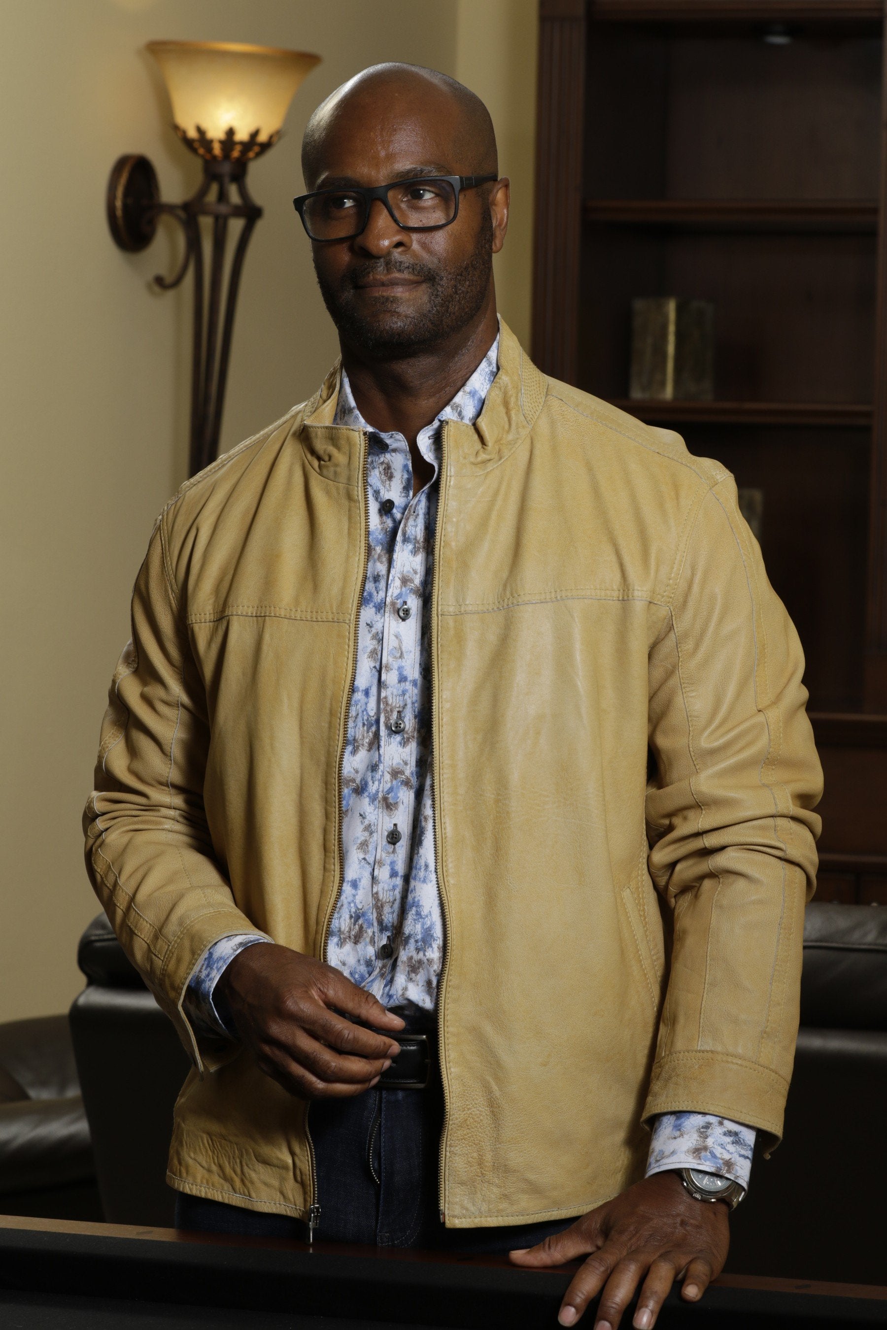 ZM3906 Palomino Sport Leather Jacket