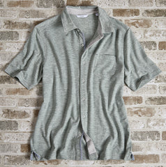 Heather Honeycomb Knit Shirt