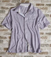 Heather Honeycomb Knit Shirt