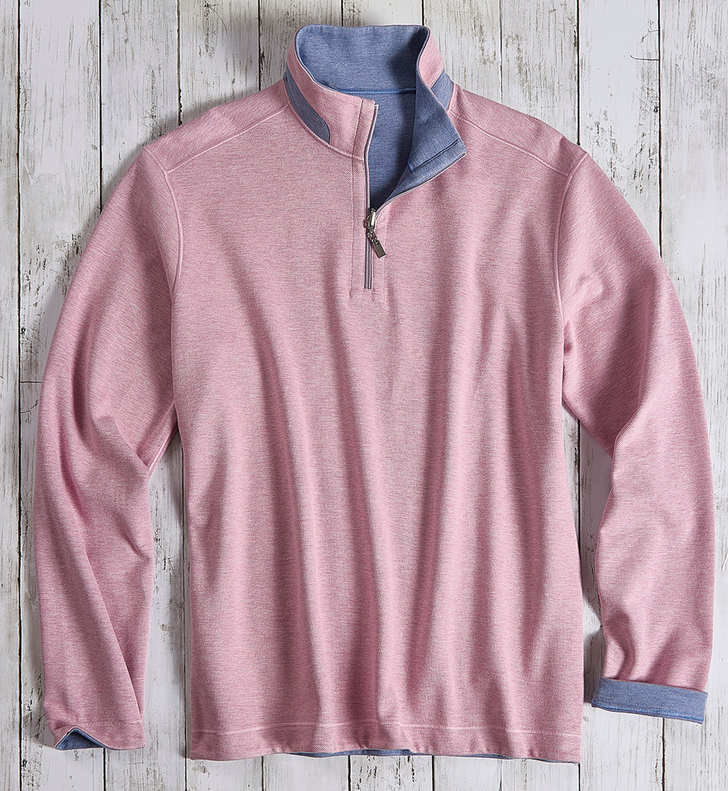 Textured Reversible 1/4 Zip