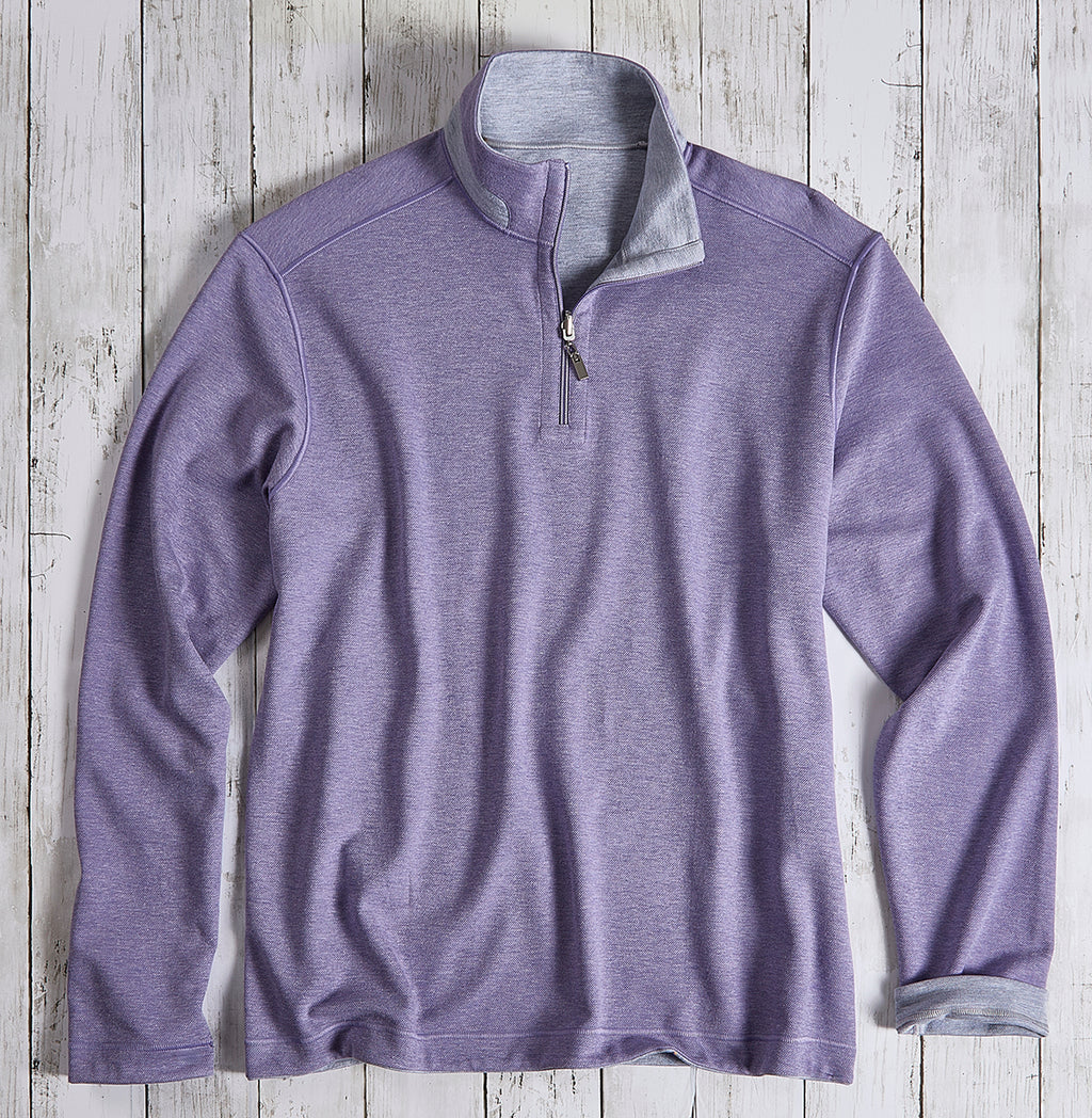 Textured Reversible 1/4 Zip