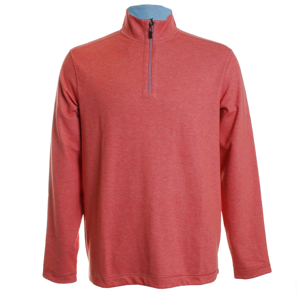 Melange Coral Reversible 1/4 Zip