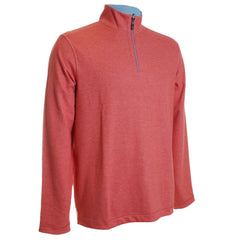 Melange Coral Reversible 1/4 Zip