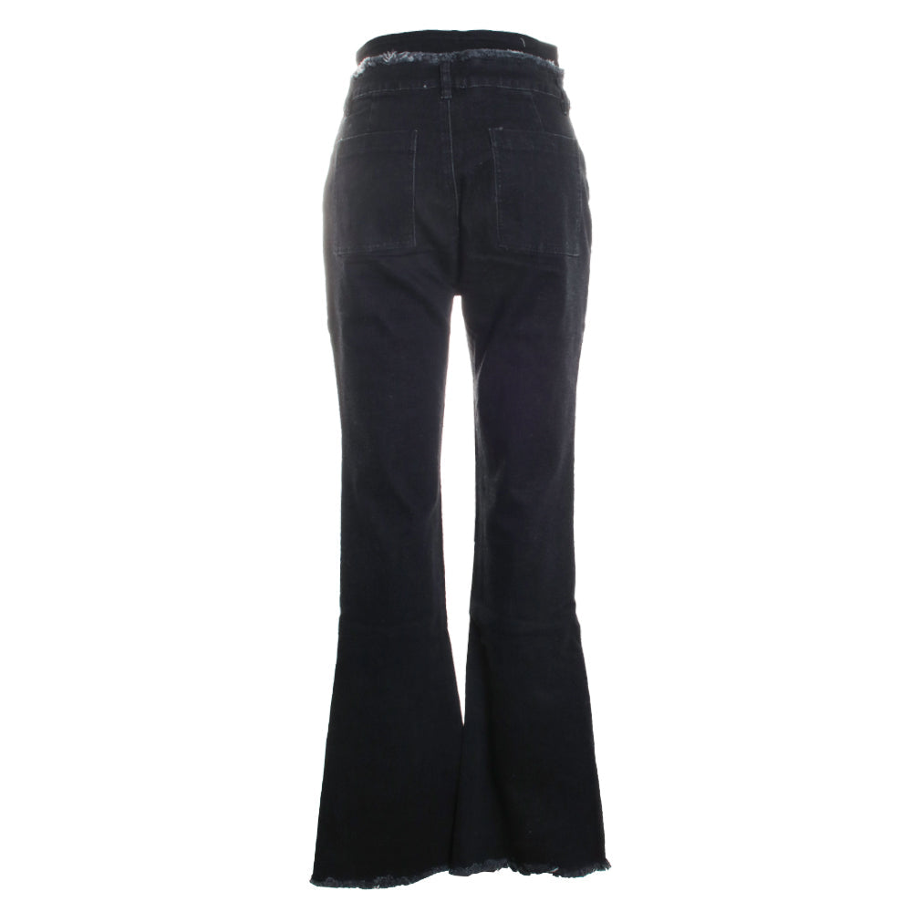 Double Waist Band Denim Jean