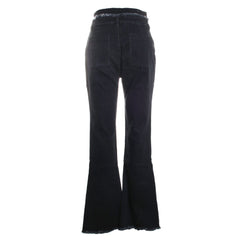 Double Waist Band Denim Jean