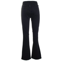 Gold Studded Detailed Straight Leg Jeans